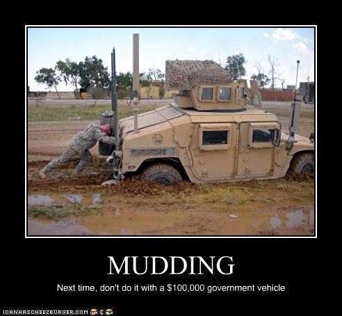 Buried In Mud – An Ode To Military Humor – Springtime Folly – An Ode To 